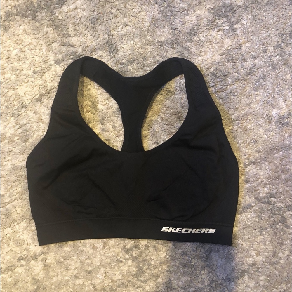 Skechers sports bra black size Medium